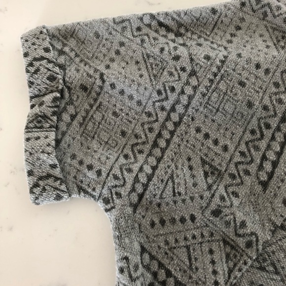 Hollister Hoodie, Aztec Gray Print, XS/SM - Picture 5 of 7